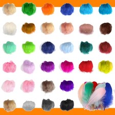 100 Gänsefedern 7-12cm Gans