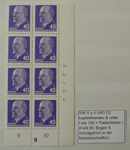 Ddr ulbricht 936 - ddr, dz