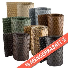 PE-Rattan Sichtschutzstreifen