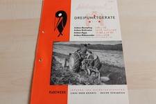 144644) Rabewerk Dreipunkt Anbau-Beetpflüge Prospekt 09/1954