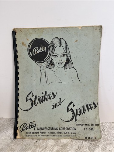 1978 bally strikes - 1978, spares