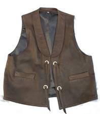 Country Western-Lederweste, Conchons, Bikerweste