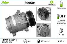 VALEO 399501 V5 Klimaanlage Klimakompressor PAG 100 R134a