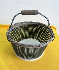 Alter DDR Erntekorb Heukorb Henkelkorb Kartoffelkorb Obstkorb Korb Ø 30 Pilzkorb