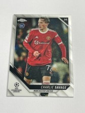 Topps Champions League Chrome 2021/22 Manchester United Charlie Savage RC