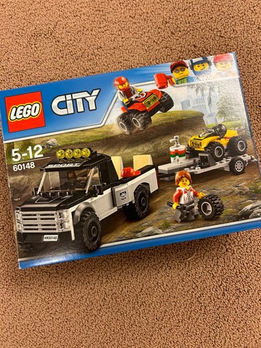 Lego city quad - city, rennteam