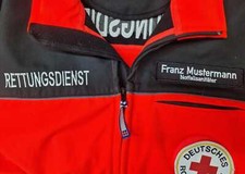 Namensstreifen BRK DRK Rotes