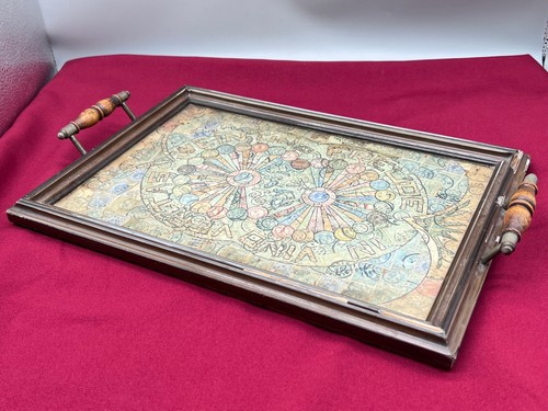 Antikes servier tablett wein - servier,
