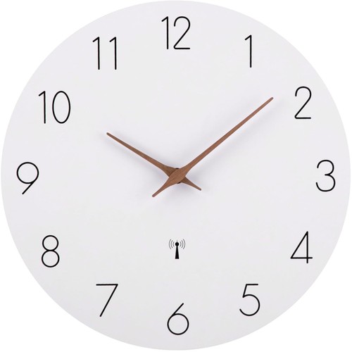 Wanduhr 30cm mdf holz leise - 30cm,