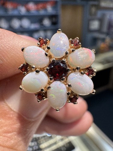 14k gelbgold vintage opal - vintage, &