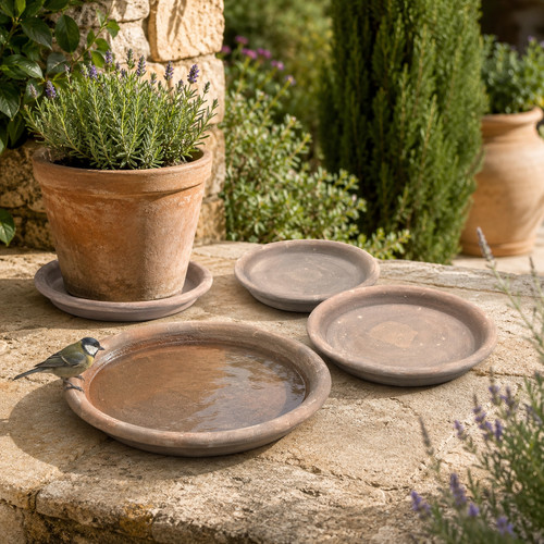 Terracotta untersetzer - terracotta,