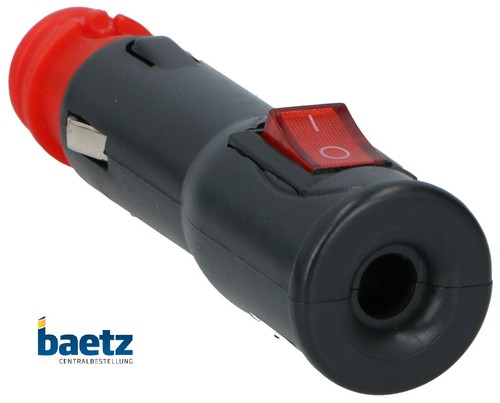 Kfz stecker mit - mit, schalter
