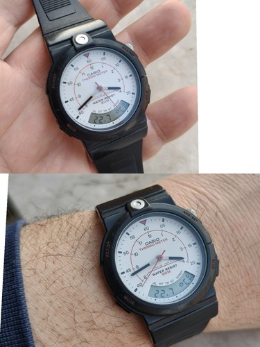 80s casio thermo meter 10 - casio, aw-10