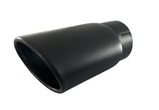 Endrohr schwarz oval 115x90mm