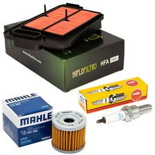 Set Wartung Luftfilter Ölfilter Zündkerze für Suzuki AN 400 Burgman CG 2007-2017