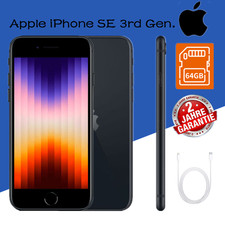NEU Apple iPhone SE 3rd Gen. - 64GB Midnight (Ohne Simlock) ✔️24 Monate Garantie