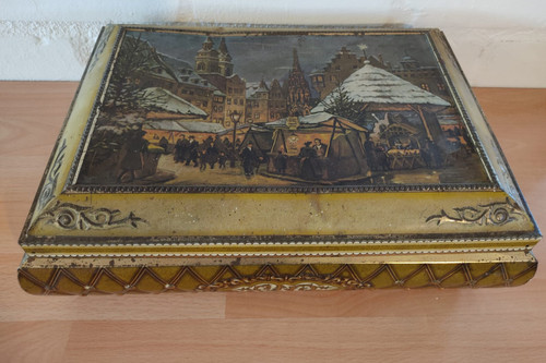 Blechdose lebkuchenkiste - blechdose,