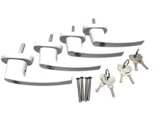 Satz von 4 Fenstergriffen mit