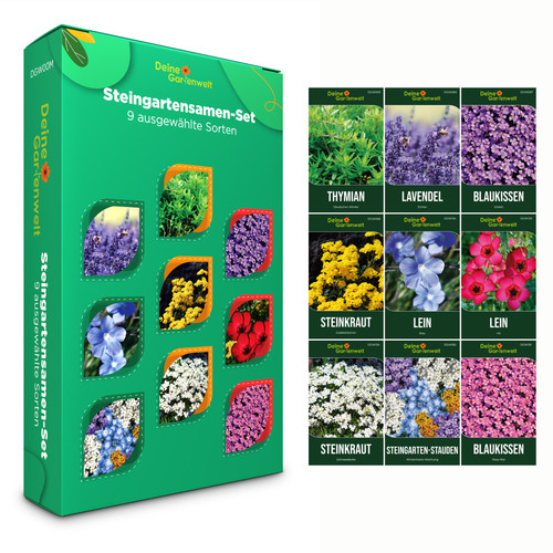 Steingartensamen set 9 - steingartensamen,