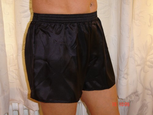 Schwarze poly satin - schwarze,