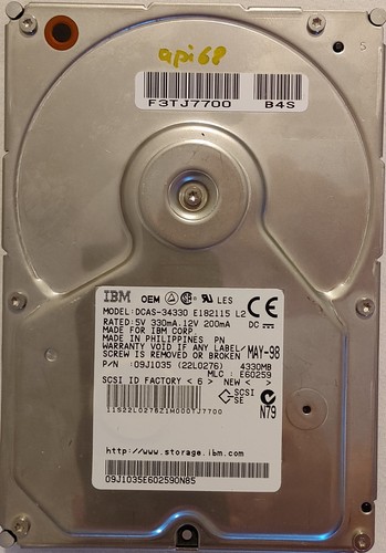 Festplatte ibm dcas - festplatte, dcas-34330
