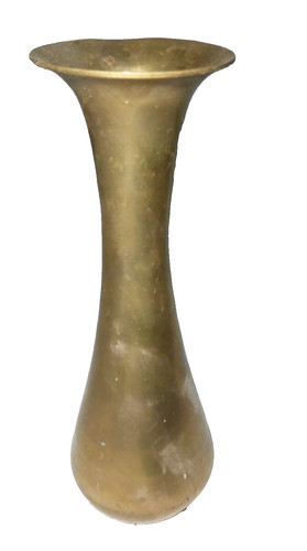 Alte schmale tischvase - schmale, messing