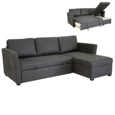 Ecksofa anthrazit - -,