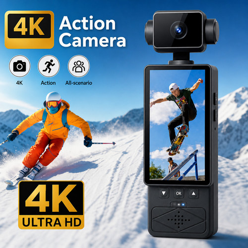 Tragbare action kamera - action, vlog