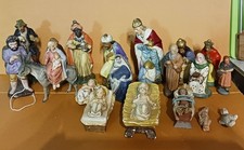 Alte KRIPPENFIGUREN Pappmache