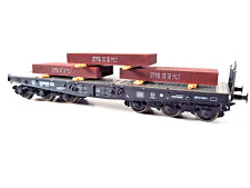 TRIX H0 INTERNATIONAL Schwerlastwagen mit Stahlplatten,KKK,NEM,Art. Nr.24057 OVP