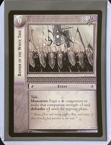 Lotr tcg banner the - banner, white