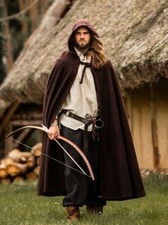 Umhang Hervir Wolle Carbone