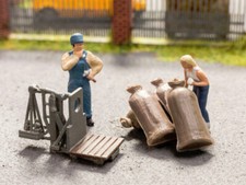 Noch 13720 Getreidewaage mit Zubehör 3D Minis HO 1:87 NEU