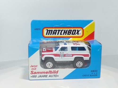 Matchbox mb50 4x4 chevy blazer - matchbox,