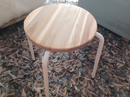 Shabby chic stahlrohr hocker - chic,