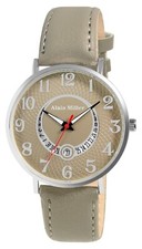 Alain Miller Herrenuhr mit Datumsanzeige in Grau SAM129