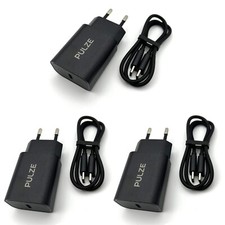 10x 15W USB C Netzteil 10x 50cm Ladekabel Schnell Ladegerät für Handy Smartphone