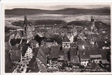 AK Rottweil Neckar Blick auf den Ort Panorama Kleinformat 1940 sw