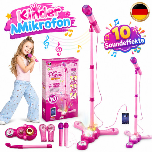 Kinder mikrofon mit ständer - kinder,