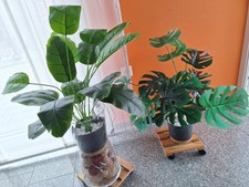 Künstliche blume mit vase - künstliche,