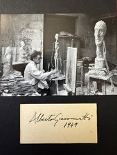 ALBERTO GIACOMETTI - Autograph