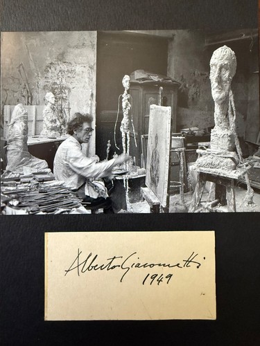 Alberto giacometti autograph - alberto,