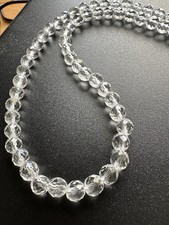 Bergkristall Kette 925er Echt Silber Facettiert Halskette Natürliche Edelesteine