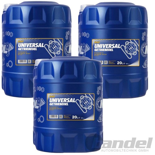 3x20 liter sae 80w - sae, mannol