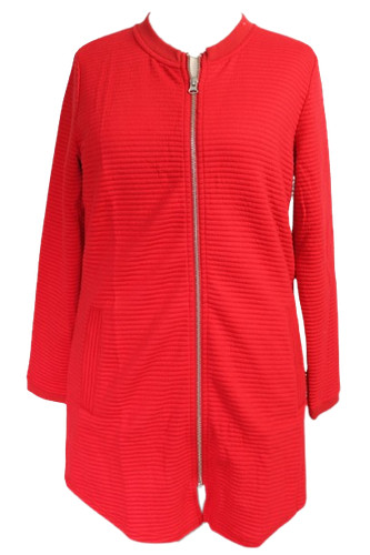 Damen sweatjacke rot sheego - sweatjacke,