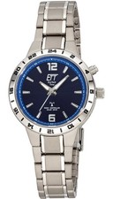 ETT Funkuhr Titan Basic ELT-11447-31M Damenuhr Solar Drive 34 cm