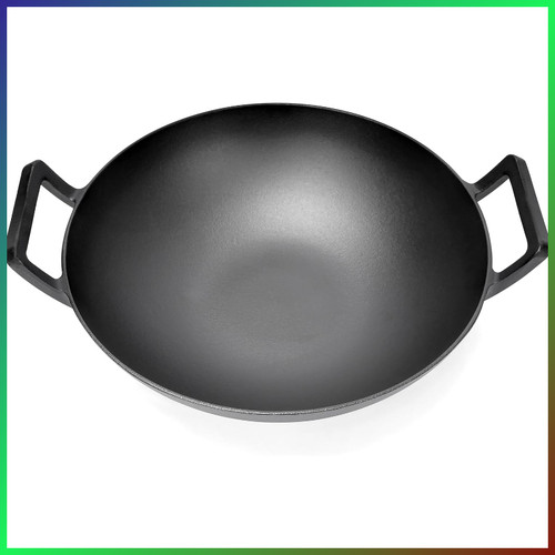 Gusseisen wok 36cm - gusseisen, Ø