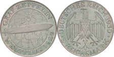 5 Reichsmark 1930 F Zeppelin