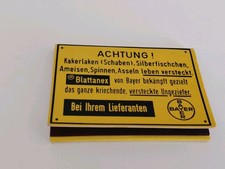 Streichholzheftchen, Bayer