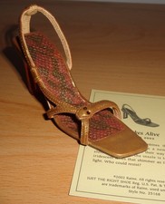 Miniatur Sammler Deko Schuh Just The Right Shoe Snakes Alive 25168 2002 NEU